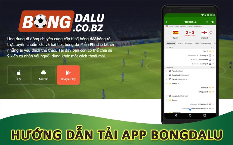 Hướng dẫn tải app bongdalu cho IOS và Android